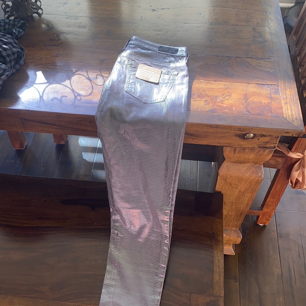 NWT AG Legging Super Skinny Geometric Foil Jeans